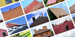 different types of roofs